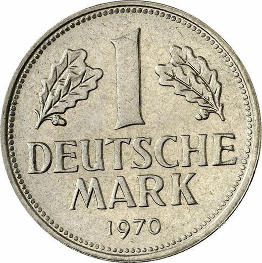 Obverse 1 Mark 1970 J -  Coin Value - Germany, FRG