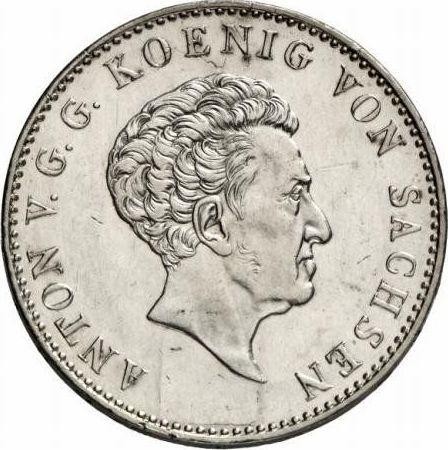 Аверс монеты - Талер 1834 года G "Горный" - цена серебряной монеты - Саксония-Альбертина, Антон