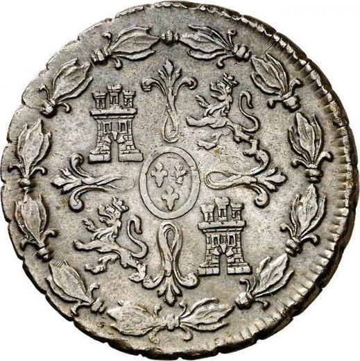Rewers monety - 8 maravedis 1778 - cena  monety - Hiszpania, Karol III
