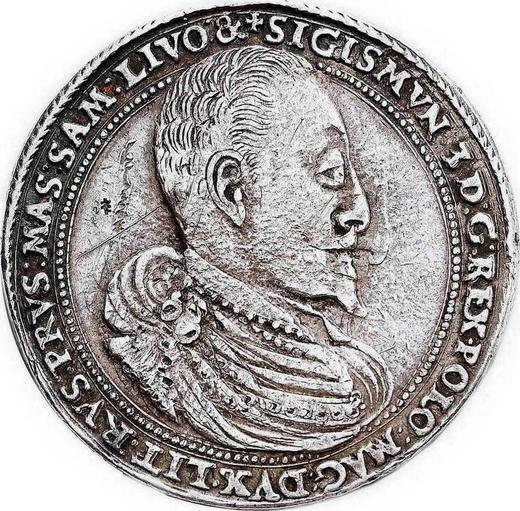 Аверс монеты - Талер без года (1587-1632) - цена серебряной монеты - Польша, Сигизмунд III Ваза