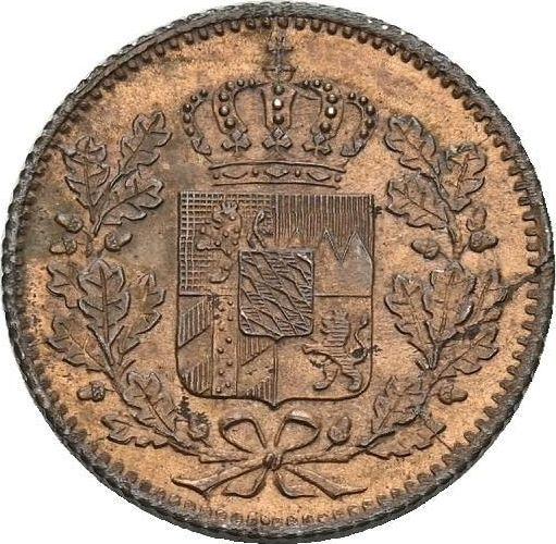Avers 1 Pfennig 1843 - Münze Wert - Bayern, Ludwig I