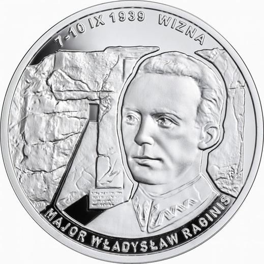 Reverso 20 eslotis 2019 "Batalla de Wizna" - valor de la moneda de plata - Polonia, República moderna
