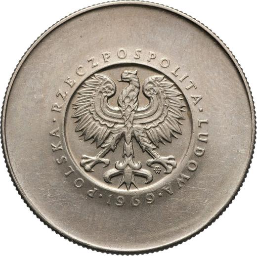 Anverso Pruebas 10 eslotis 1969 MW "30 aniversario de la República Popular de Polonia" Cuproníquel - valor de la moneda  - Polonia, República Popular