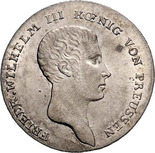 Аверс монеты - 1/6 талера 1812 года A - цена серебряной монеты - Пруссия, Фридрих Вильгельм III