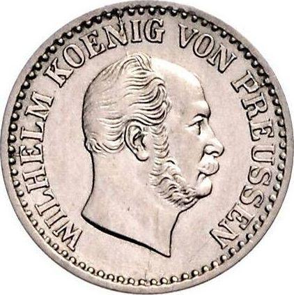 Аверс монеты - 1 серебряный грош 1870 года A - цена серебряной монеты - Пруссия, Вильгельм I