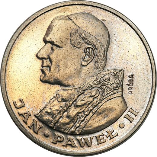 Rewers monety - PRÓBA 1000 złotych 1982 MW "Jan Paweł II" Nikiel - cena  monety - Polska, PRL