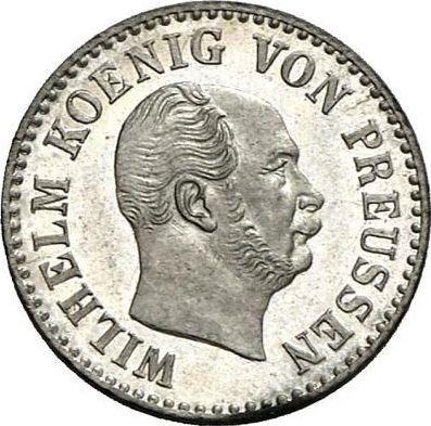 Awers monety - 1/2 silbergroschen 1861 A - cena srebrnej monety - Prusy, Wilhelm I