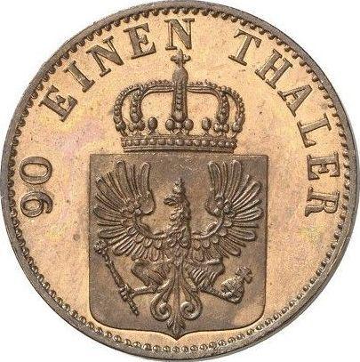 Аверс монеты - 4 пфеннига 1871 года A - цена  монеты - Пруссия, Вильгельм I