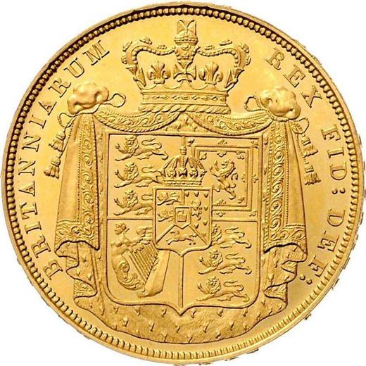 Reverso 2 libras 1826 - valor de la moneda de oro - Gran Bretaña, Jorge IV