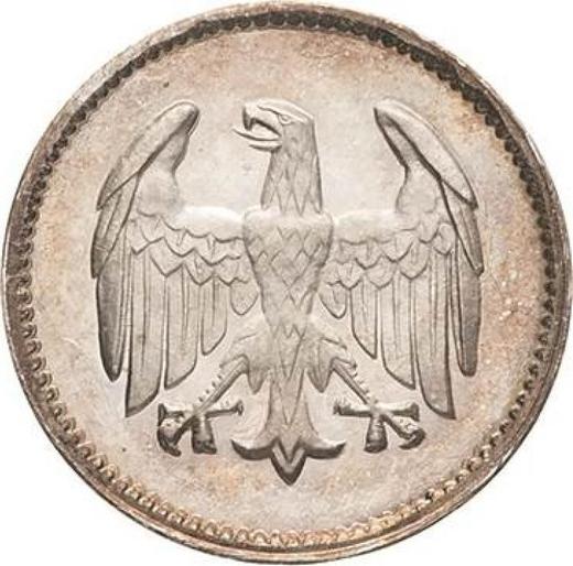 Awers monety - 1 marka 1924 E "Typ 1924-1925" - cena srebrnej monety - Niemcy, Republika Weimarska