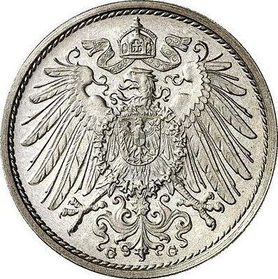 Reverse 10 Pfennig 1914 G "Type 1890-1916" -  Coin Value - Germany, German Empire