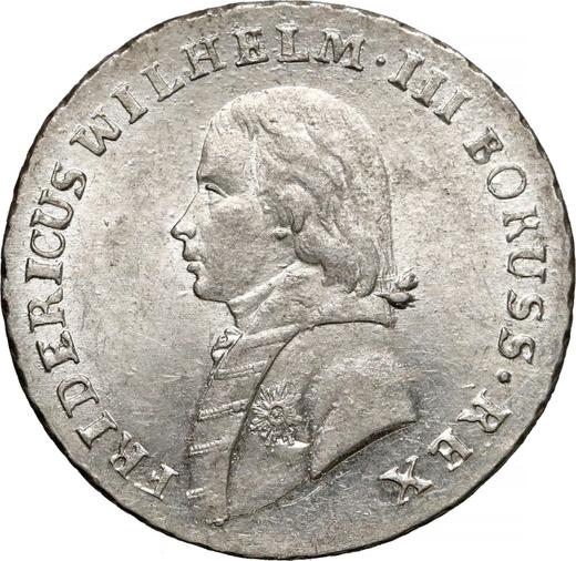 Anverso 4 groschen 1804 B "Silesia" - valor de la moneda de plata - Prusia, Federico Guillermo III