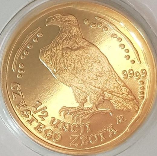 Reverso 200 eslotis 2007 MW NR "Pigargo europeo" - valor de la moneda de oro - Polonia, República moderna