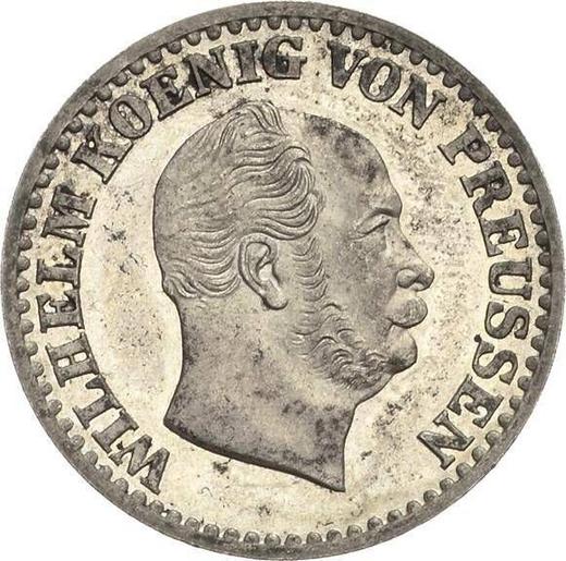 Аверс монеты - 1 серебряный грош 1871 года B - цена серебряной монеты - Пруссия, Вильгельм I