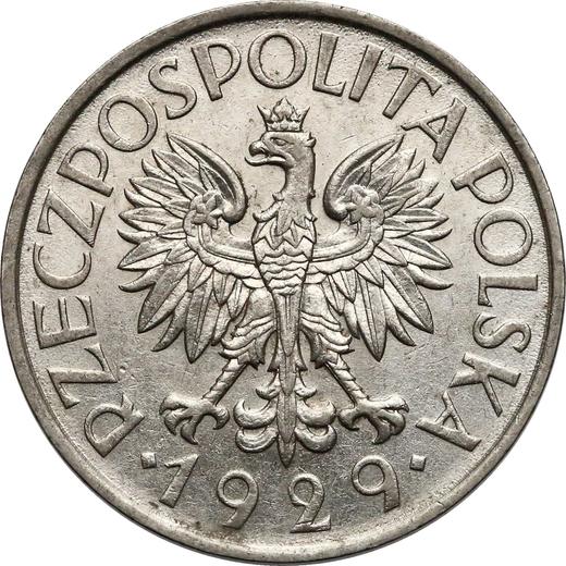Obverse 1 Zloty 1929 - Poland, II Republic