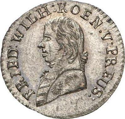 Anverso 1 Kreuzer 1808 G "Silesia" - valor de la moneda de plata - Prusia, Federico Guillermo III