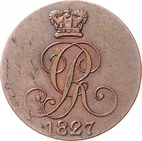 Obverse 4 Pfennig 1827 C -  Coin Value - Hanover, George IV