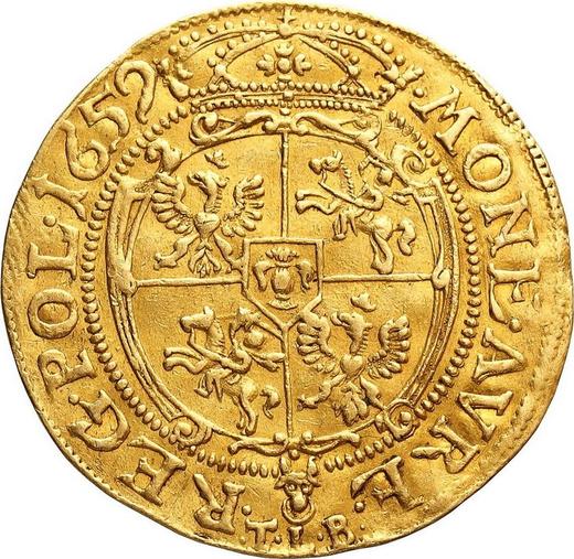 Rewers monety - Dwudukat 1659 TLB "Typ 1652-1661" - cena złotej monety - Polska, Jan II Kazimierz