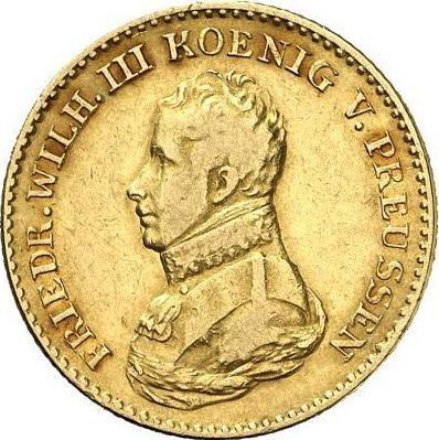 Awers monety - Friedrichs d'or 1817 A - cena złotej monety - Prusy, Fryderyk Wilhelm III
