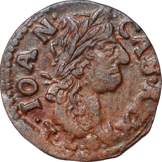 Obverse Schilling (Szelag) 1666 TLB "Lithuanian Boratynka" HKPL -  Coin Value - Poland, John II Casimir