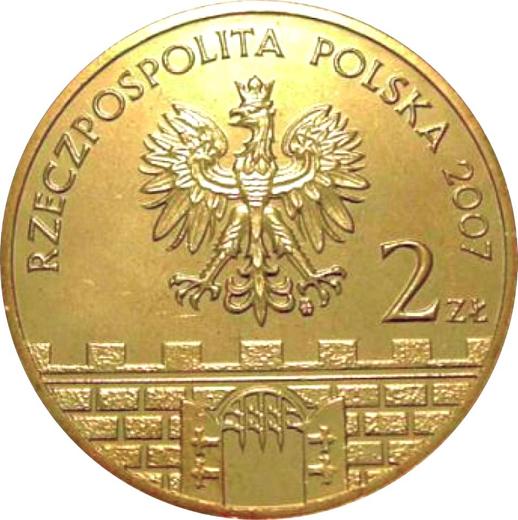 Аверс монеты - 2 злотых 2007 года MW EO "Тарнув" - цена  монеты - Польша, III Республика после деноминации
