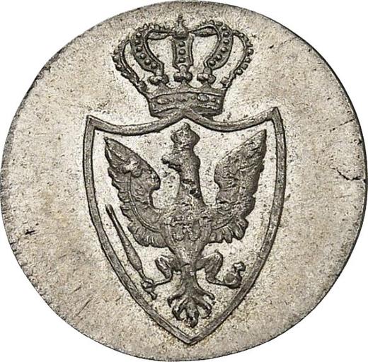Аверс монеты - Пробная 1/30 талера 1818 года A - цена серебряной монеты - Пруссия, Фридрих Вильгельм III