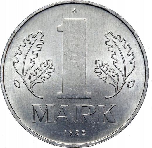 Obverse 1 Mark 1985 A -  Coin Value - Germany, GDR