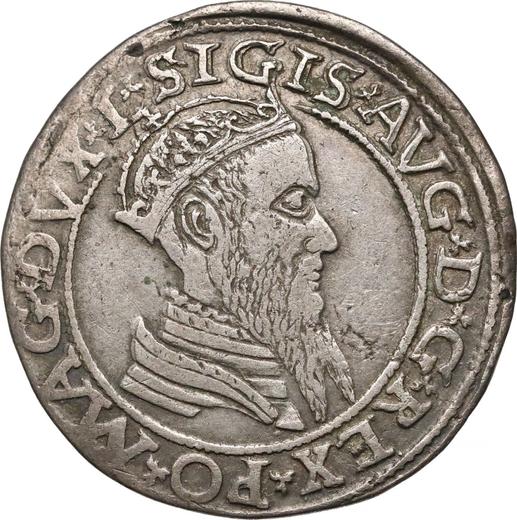 Anverso 4 groszy (Czworak) 1565 "Lituania" - valor de la moneda de plata - Polonia, Segismundo II Augusto