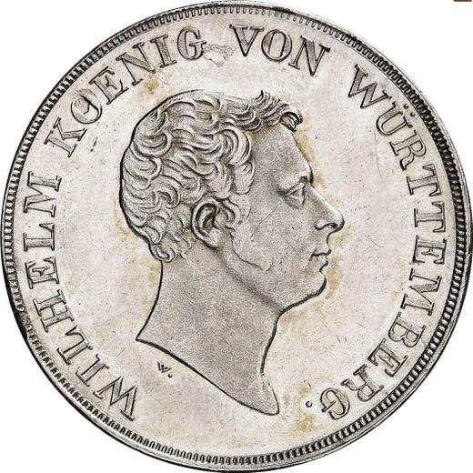Awers monety - Talar 1834 W - cena srebrnej monety - Wirtembergia, Wilhelm I