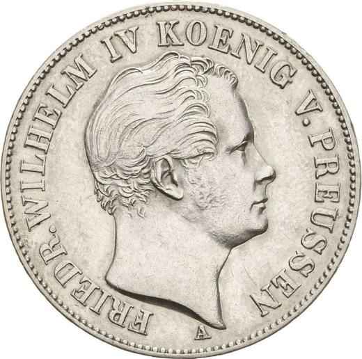 Awers monety - Talar 1843 A - cena srebrnej monety - Prusy, Fryderyk Wilhelm IV
