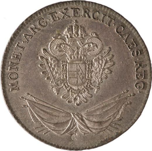 Аверс монеты - Пробные 6 грошей 1794 года "Для австрийских войск" - цена серебряной монеты - Польша, Австрийское правление