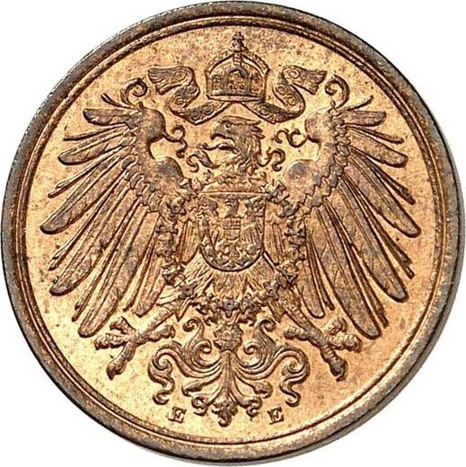 Реверс монеты - 1 пфенниг 1900 года E "Тип 1890-1916" - цена  монеты - Германия, Германская Империя
