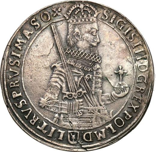 Аверс монеты - Полталера 1631 года II "Тип 1630-1632" - цена серебряной монеты - Польша, Сигизмунд III Ваза