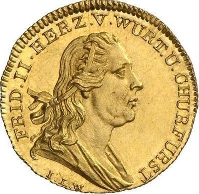 Anverso Ducado 1804 I.L.W. "Visita de la reina a la casa de moneda" - valor de la moneda de oro - Wurtemberg, Federico I