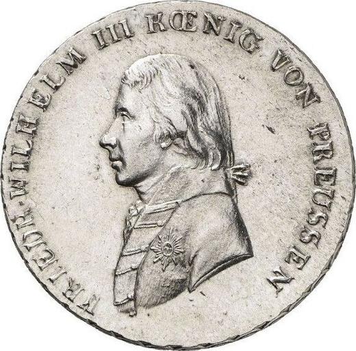 Аверс монеты - Талер 1802 года B - цена серебряной монеты - Пруссия, Фридрих Вильгельм III