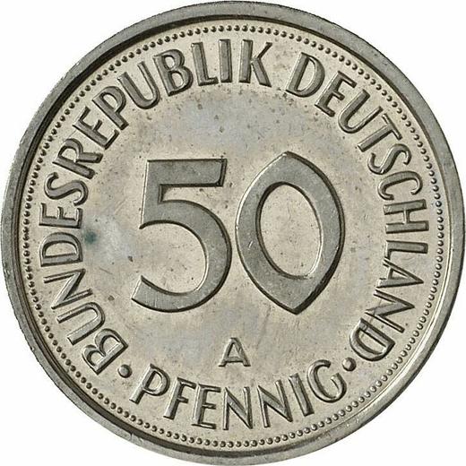 Anverso 50 Pfennige 1991 A - valor de la moneda  - Alemania, RFA
