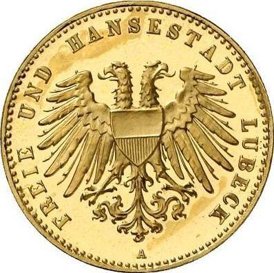 Obverse 10 Mark 1904 A "Lubeck" - Gold Coin Value - Germany, German Empire