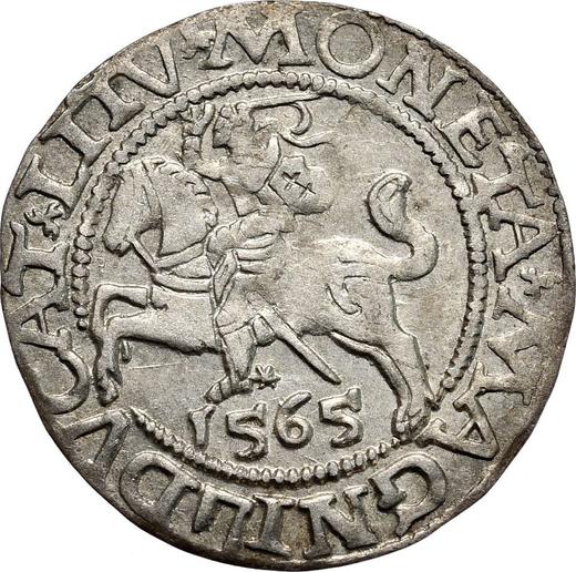 Реверс монеты - Полугрош (1/2 гроша) 1565 года "Литва" - цена серебряной монеты - Польша, Сигизмунд II Август