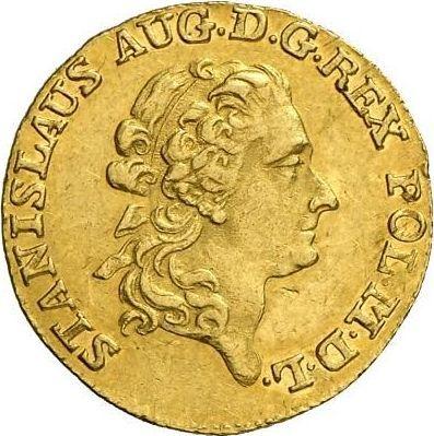 Awers monety - Dukat 1794 MV - cena złotej monety - Polska, Stanisław II August