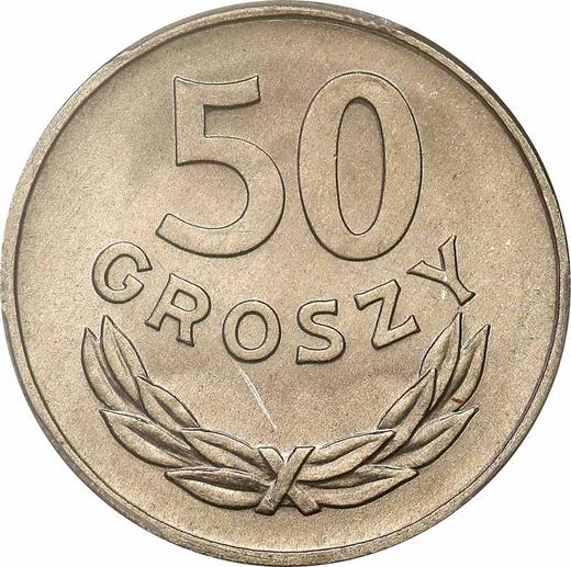 Rewers monety - 50 groszy 1965 MW - cena  monety - Polska, PRL