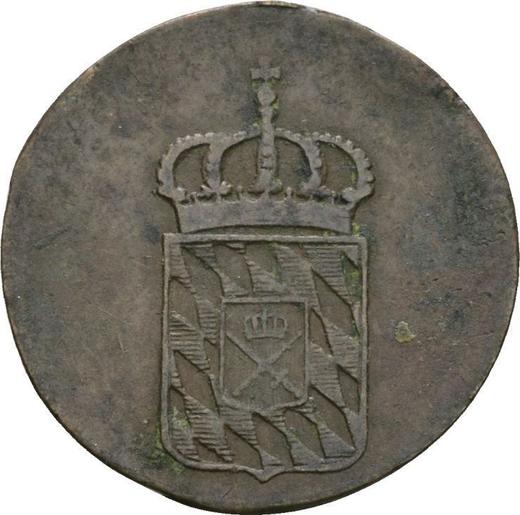 Аверс монеты - 1 пфенниг 1810 года - цена  монеты - Бавария, Максимилиан I