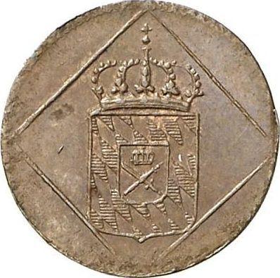Awers monety - 1 halerz 1823 - cena  monety - Bawaria, Maksymilian I