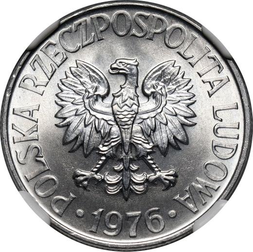 Anverso 50 groszy 1976 - valor de la moneda  - Polonia, República Popular
