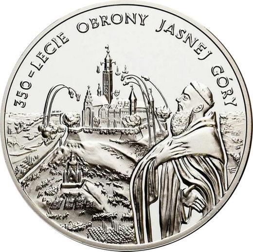 Reverse 20 Zlotych 2005 MW ET "350th Anniversary of Defence of Jasna Gora" - Silver Coin Value - Poland, III Republic after denomination