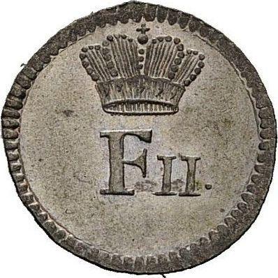 Аверс монеты - 1 крейцер 1798 года - цена серебряной монеты - Вюртемберг, Фридрих I Вильгельм