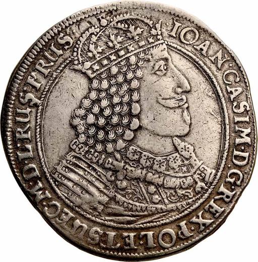 Аверс монеты - Талер 1659 года HDL "Торунь" - цена серебряной монеты - Польша, Ян II Казимир