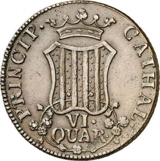 Реверс монеты - 6 куарто 1813 года "Каталония" - цена  монеты - Испания, Фердинанд VII