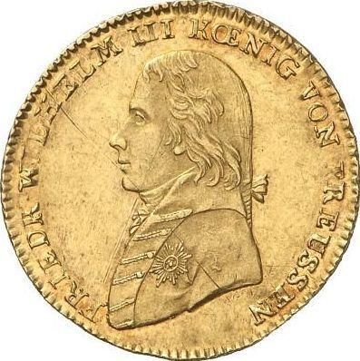 Anverso Frederick D'or 1802 A - valor de la moneda de oro - Prusia, Federico Guillermo III
