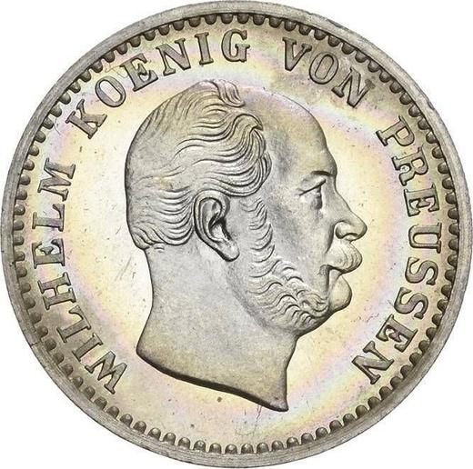 Аверс монеты - 2 1/2 серебряных гроша 1869 года B - цена серебряной монеты - Пруссия, Вильгельм I