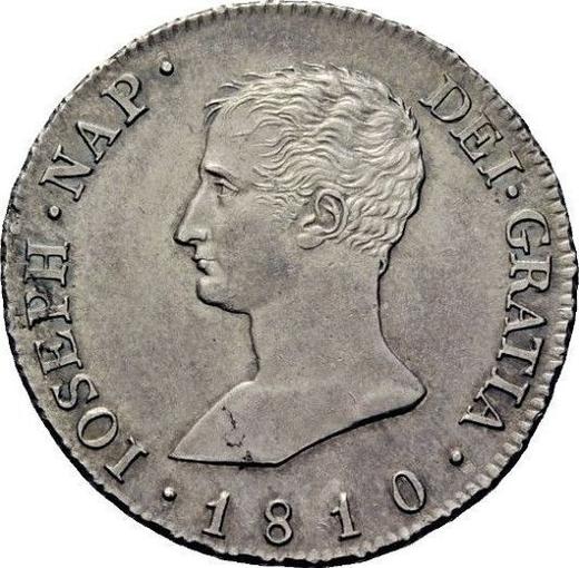 Avers 10 Reales 1810 M AI - Silbermünze Wert - Spanien, Joseph Bonaparte